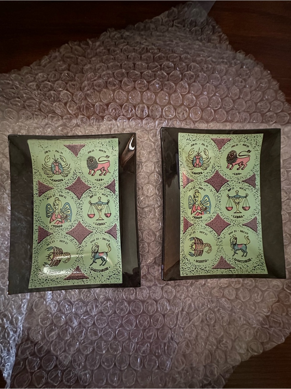 Vintage Zodiac Trinket Dishes